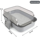 Caixa de Areia para Gatos – Semifechada e Higiênica