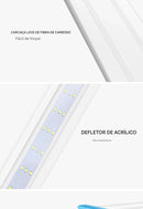 Lâmpada LED extensível de 18 a 70 cm para aquário comuns e de plantas aquáticas de 90V a 260V