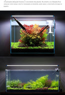 Lâmpada LED extensível de 18 a 70 cm para aquário comuns e de plantas aquáticas de 90V a 260V