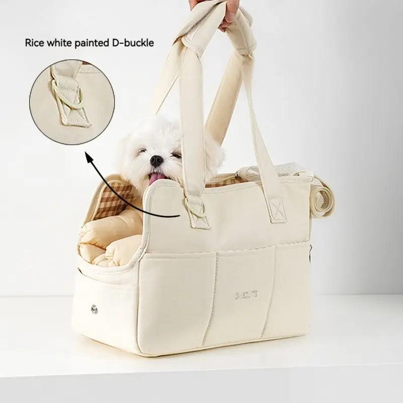 Bolsa de Ombro Portátil para transporte de Pequenos Cachorros de Estimação