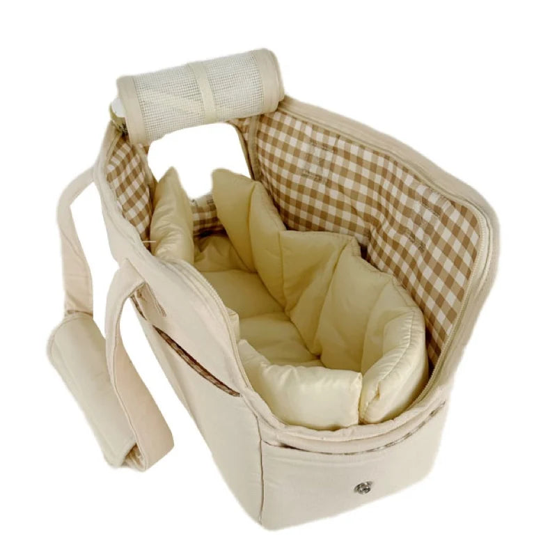 Bolsa de Ombro Portátil para transporte de Pequenos Cachorros de Estimação