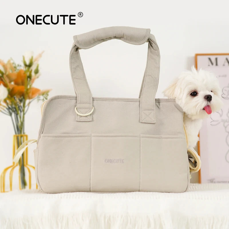 Bolsa de Ombro Portátil para transporte de Pequenos Cachorros de Estimação