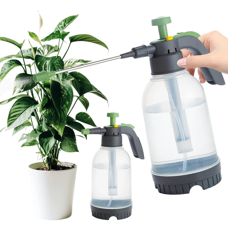 Pulverizador de Jardim com Bomba de Compressão de Ar e Regador de Jardinagem de 2LT
