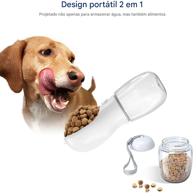 Garrafa de água e alimentador para animais de estimação