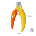 Cortador de unhas profissional para animais de estimação com luz LED e dispenser de descarte