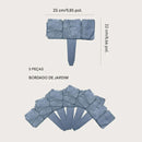 Cerca artificial para plantas de jardim imitação de pedra