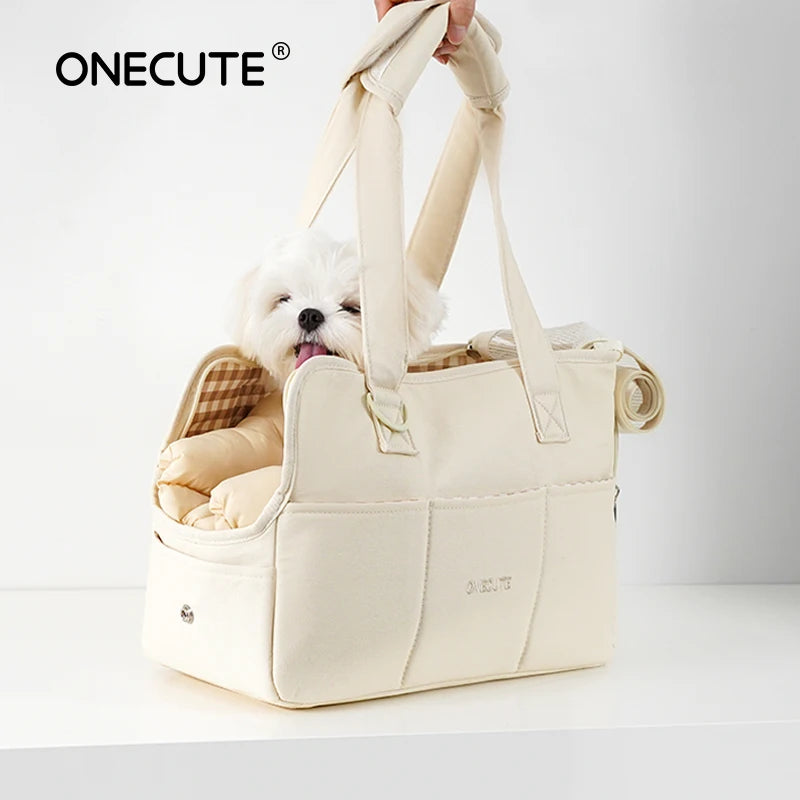 Bolsa de Ombro Portátil para transporte de Pequenos Cachorros de Estimação