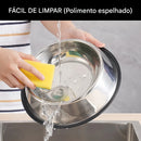 Tigela de aço inoxidável para cães e gatos em 5 diferentes tamanhos