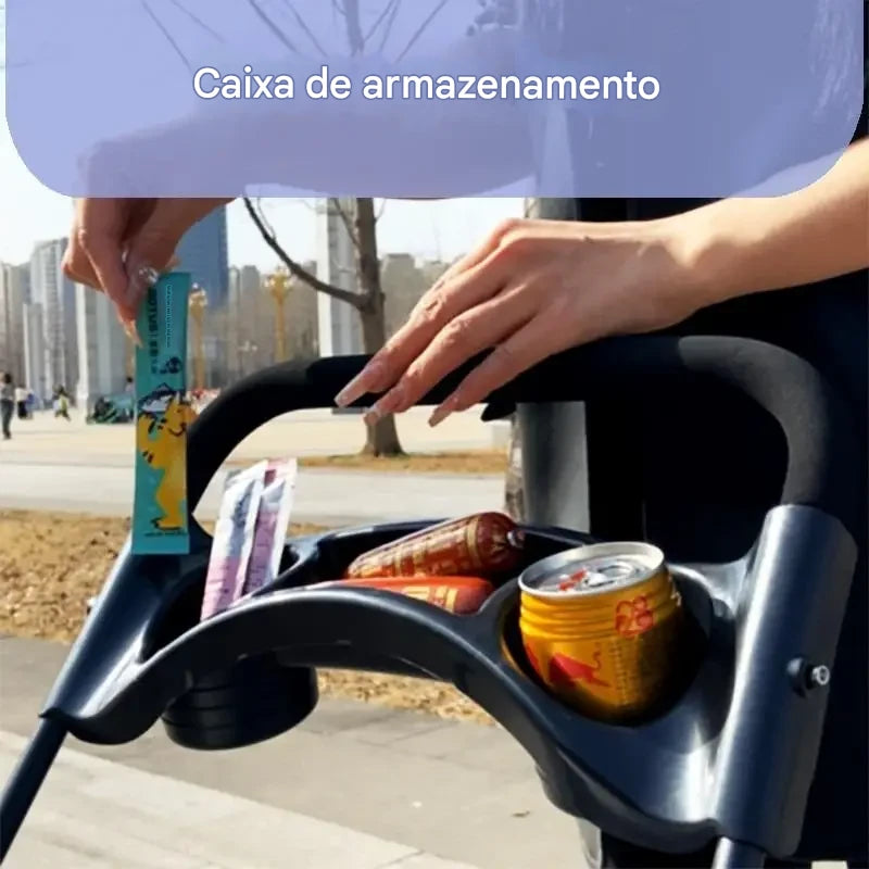 Carrinho para animais de estimação leve e dobrável