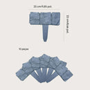 Cerca artificial para plantas de jardim imitação de pedra