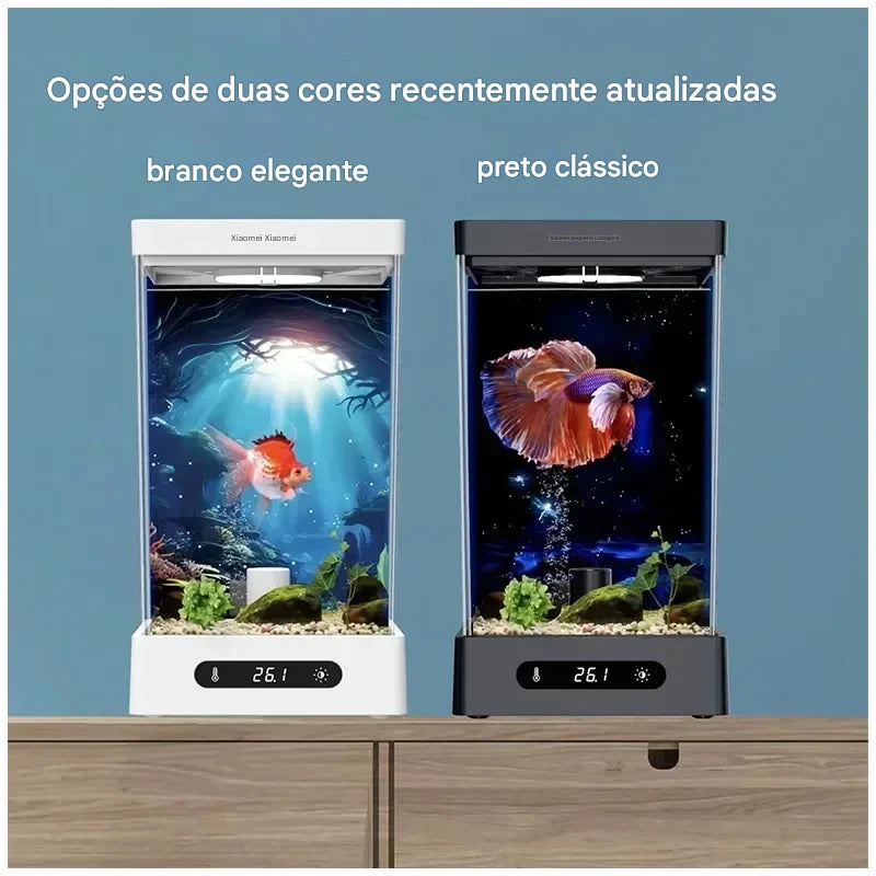 Aquário de mesa inteligente para peixes Betta