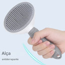 Escova/Pente autolimpante para remoção de pelos de animais de estimação