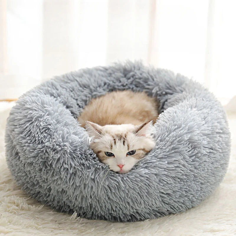 Cama/Ninho de pelúcia para gatos de estimação