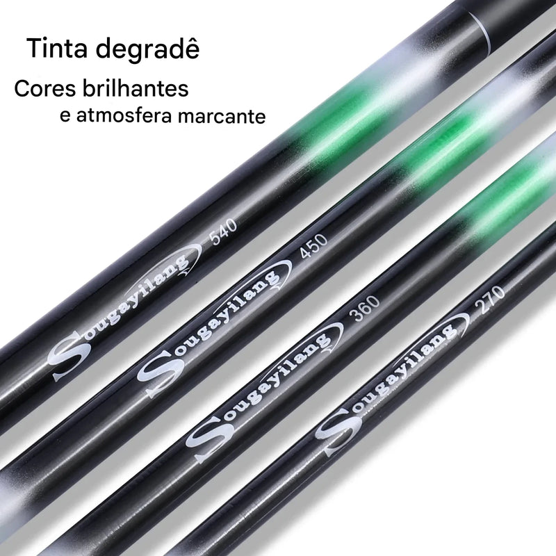 Vara de Pesca Telescópica Ultra Leve Portátil