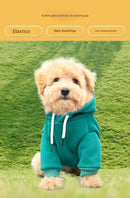 Moletom com capuz para cães pequenos e de médio porte