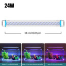 Lâmpada LED extensível de 18 a 70 cm para aquário comuns e de plantas aquáticas de 90V a 260V