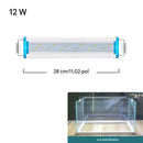 Lâmpada LED extensível de 18 a 70 cm para aquário comuns e de plantas aquáticas de 90V a 260V
