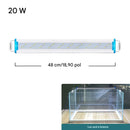 Lâmpada LED extensível de 18 a 70 cm para aquário comuns e de plantas aquáticas de 90V a 260V