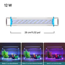 Lâmpada LED extensível de 18 a 70 cm para aquário comuns e de plantas aquáticas de 90V a 260V